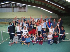 Erstes Erwachsenen-Kind-Turnier in der Halle am 31.10.2004