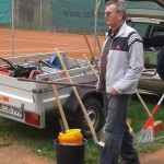 Großputzete beim Tennisclub