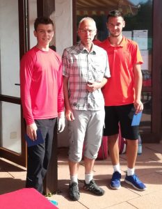 Neue Clubmeister im Doppel 2018: Leo Probst und Tim Schaper