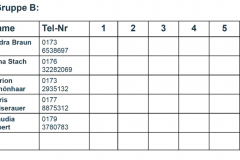 Damen Gruppe B