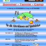 Tenniscamp Sommerferien 2020