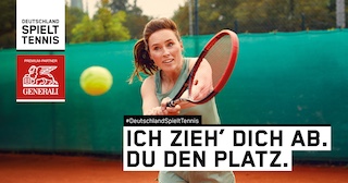 Komm doch vorbei und Spiele Tennis zur Probe